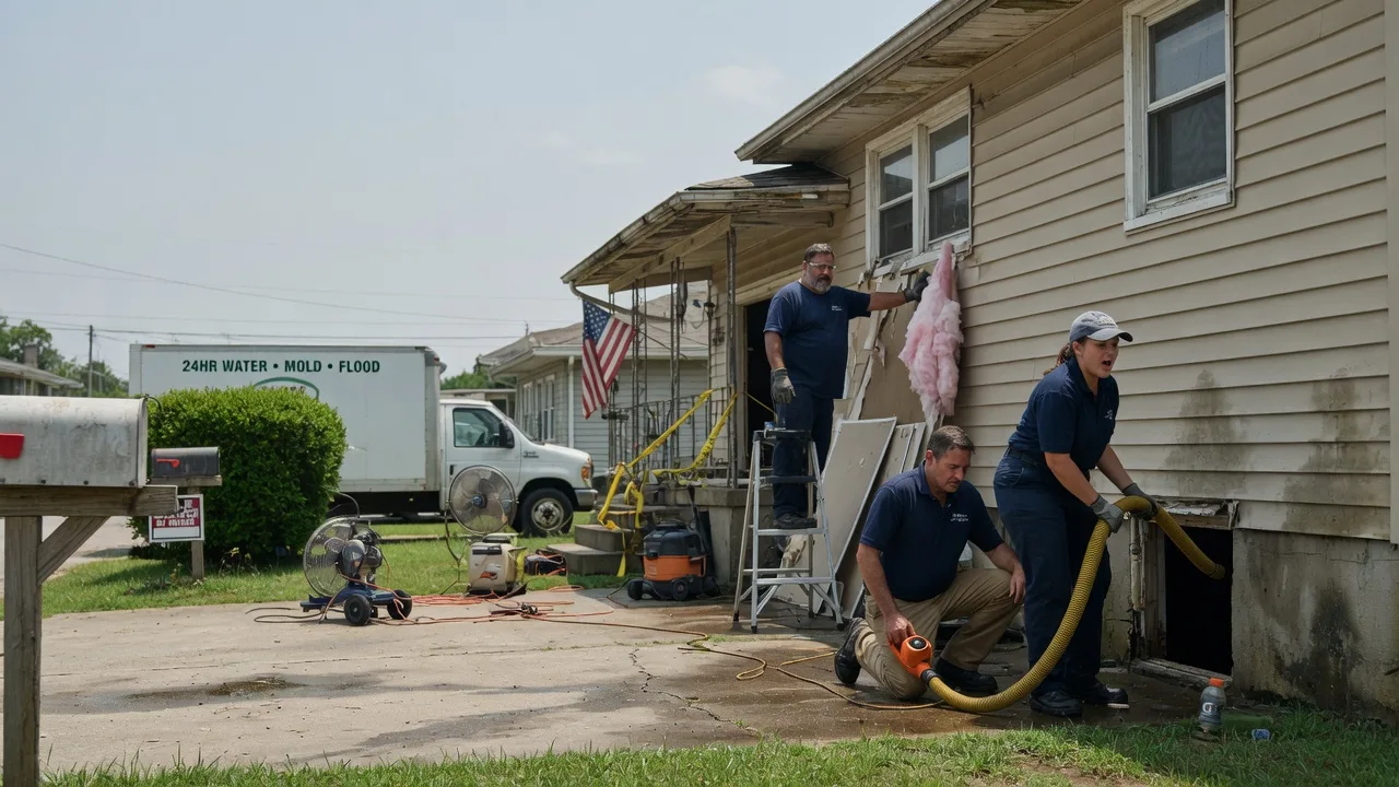 Water Damage Repair in Justiceburg, TX near me
